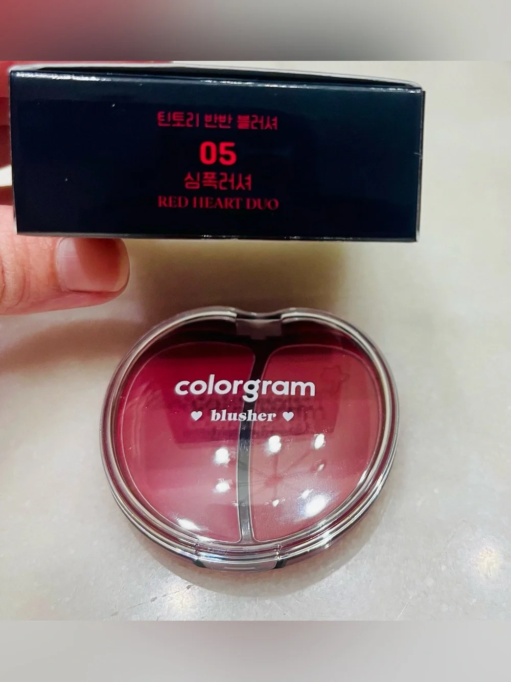 Colorgram Red Bomb Tintin Dory Duo Blush - Red and Pink AND Colorgram Duo Peach